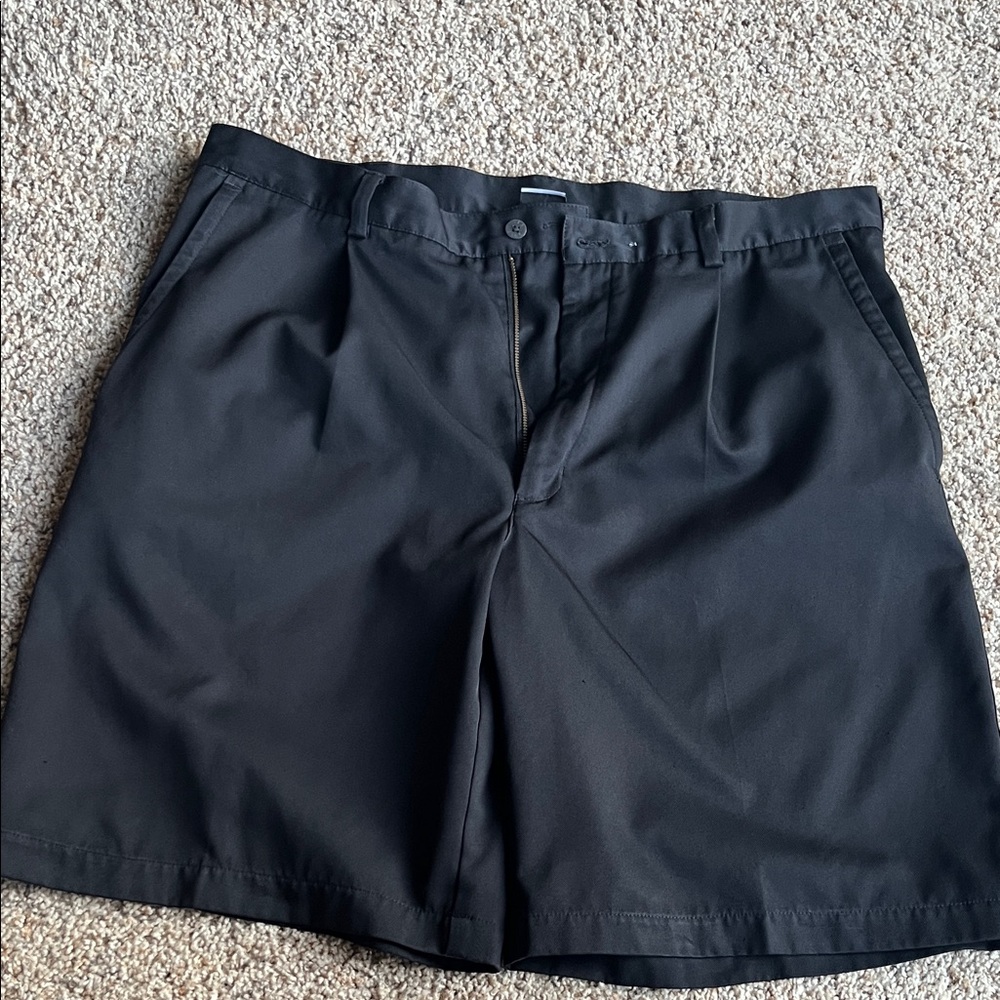 Nike Men's Black Flat Front Shorts